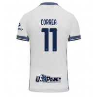 Inter Milan Joaquin Correa #11 Fußballbekleidung Auswärtstrikot 2024-25 Kurzarm